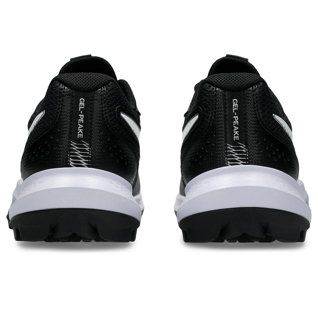 Asics Gel Peake 3 Rubber Cricket Shoe Black/White