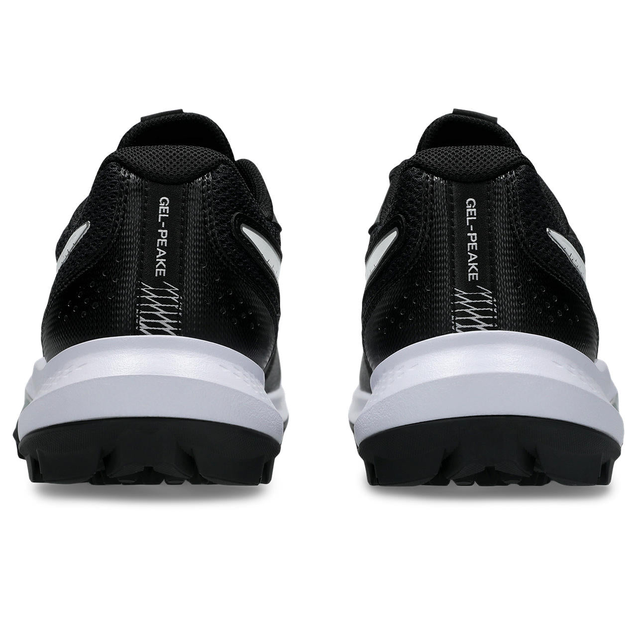 Asics Gel Peake 3 Rubber Cricket Shoe Black/White