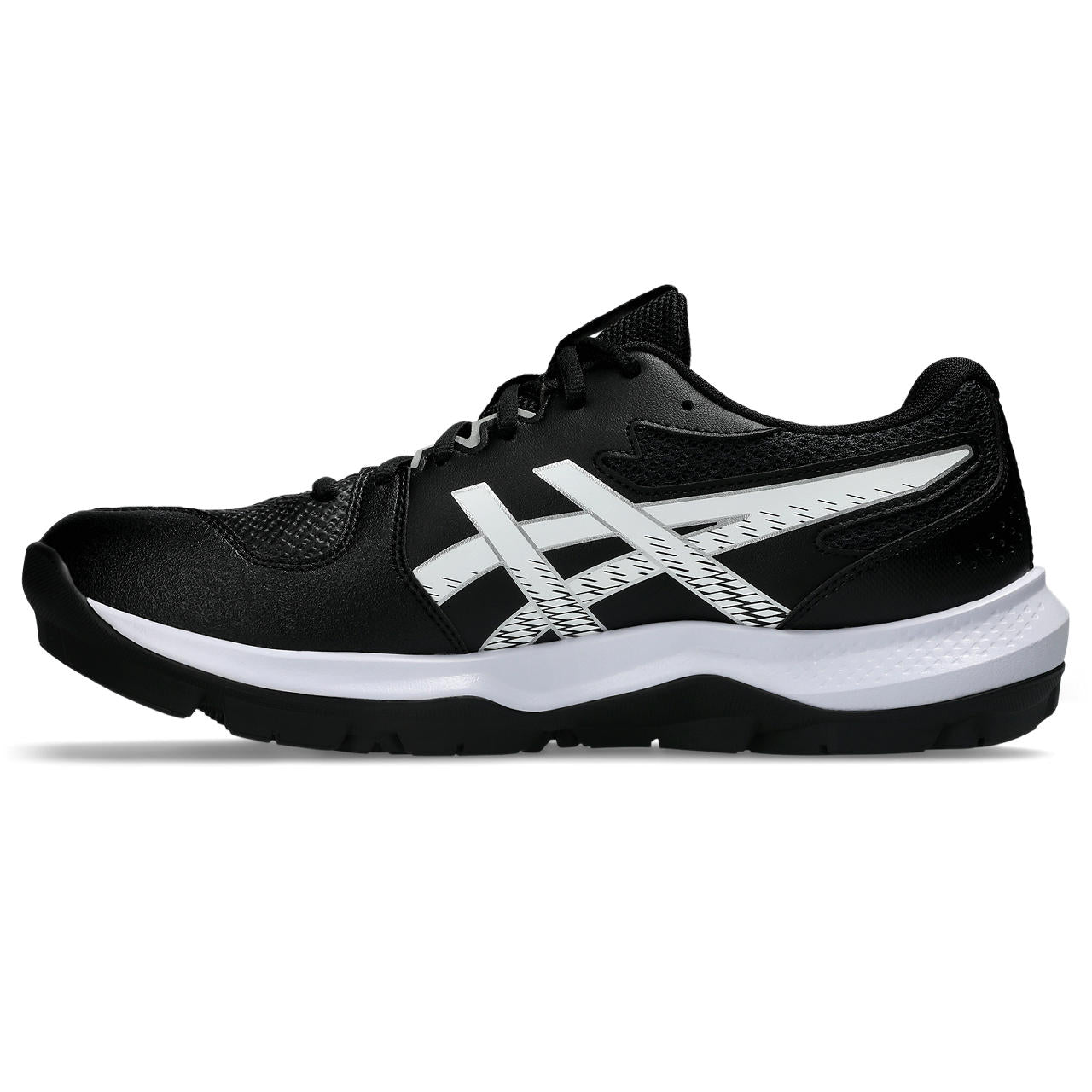 Asics Gel Peake 3 Rubber Cricket Shoe Black/White