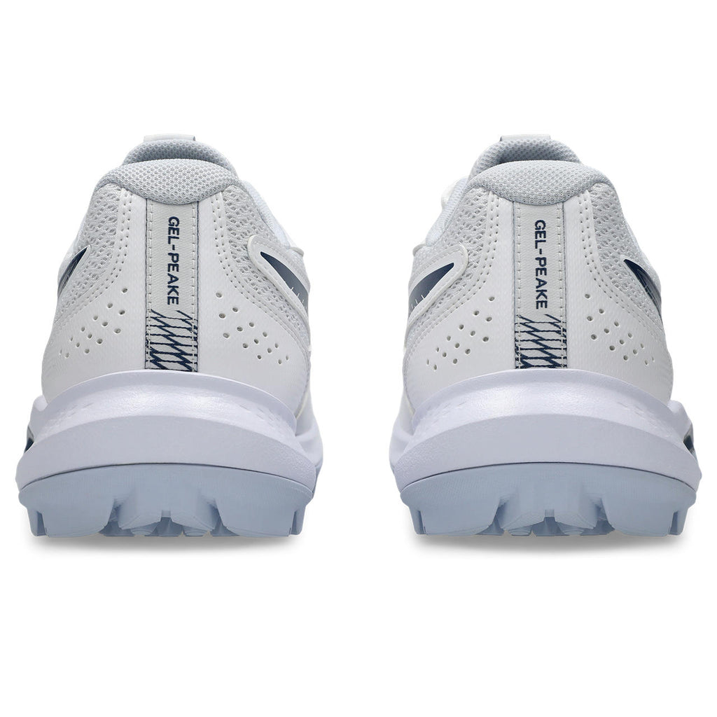 Asics Gel Peake 3 Rubber Cricket Shoe White/Blue