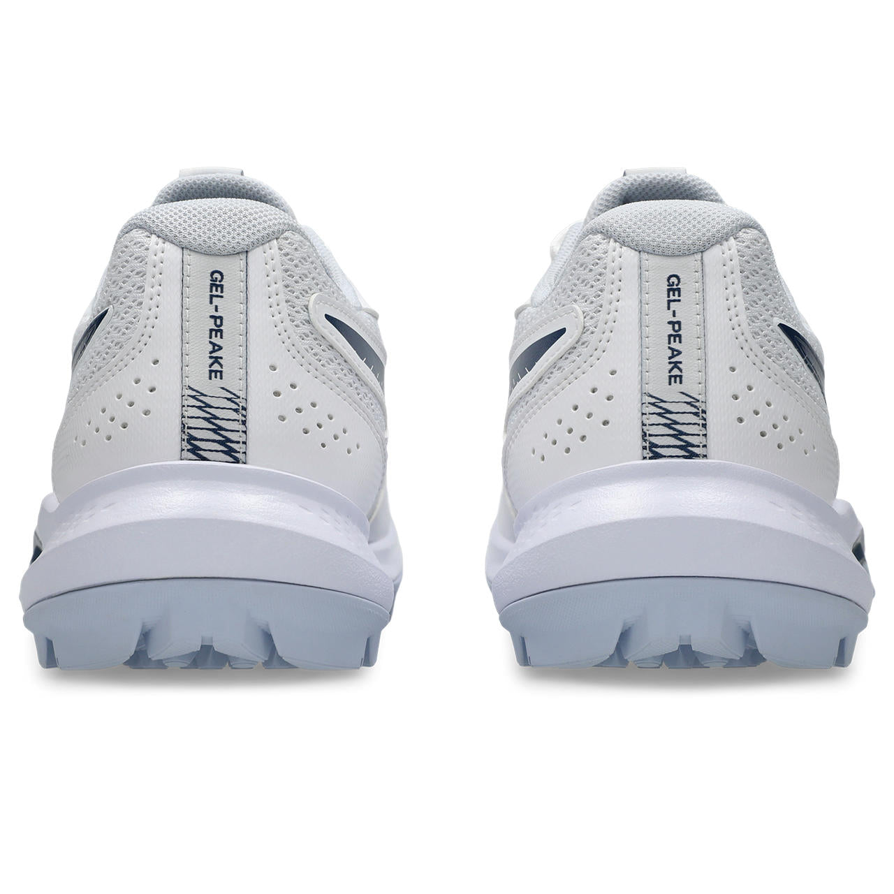 Asics Gel Peake 3 Rubber Cricket Shoe White/Blue