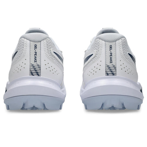 Asics Gel Peake 3 Rubber Cricket Shoe White/Blue
