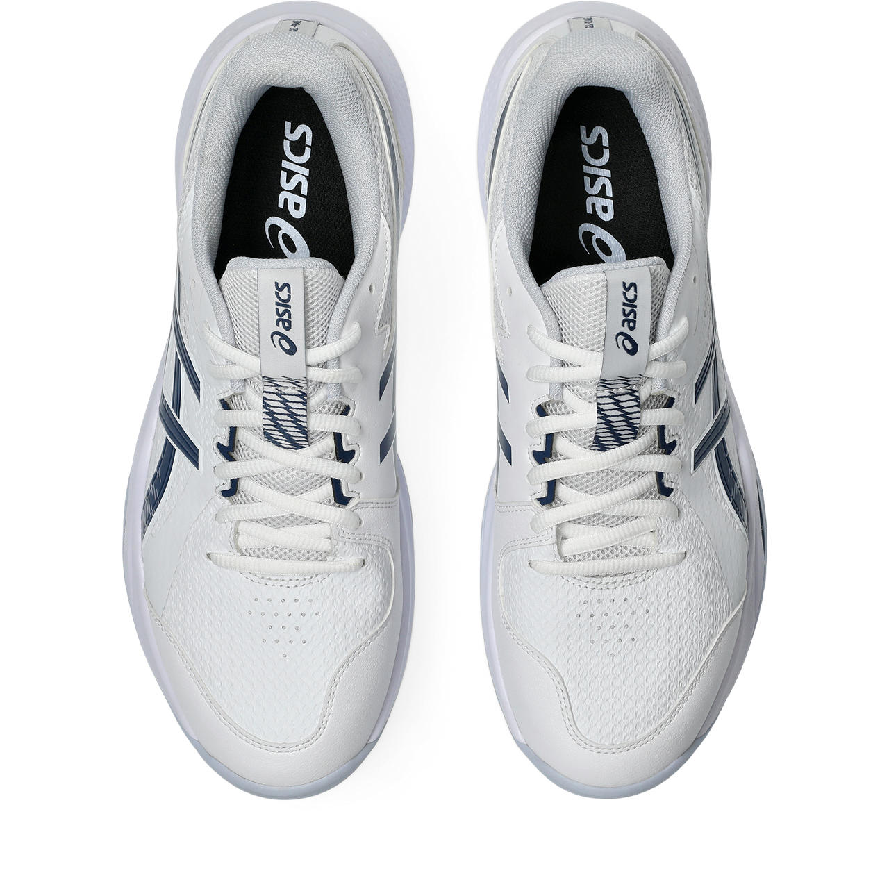Asics Gel Peake 3 Rubber Cricket Shoe White/Blue