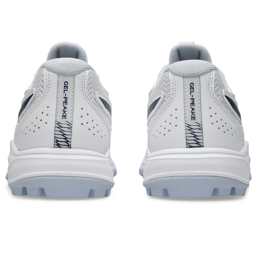 Asics Gel Peake 3 Rubber Cricket Shoe White/Blue