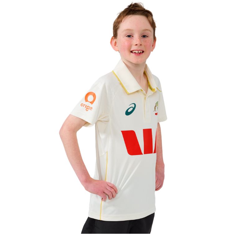 Cricket Australia 26 Youth Replica Test Shirt