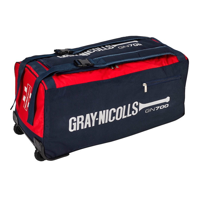 Gray Nicolls GN700 Cricket Wheel Bag navy/Red