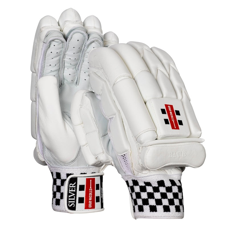 Gray Nicolls Silver Cricket Batting Gloves