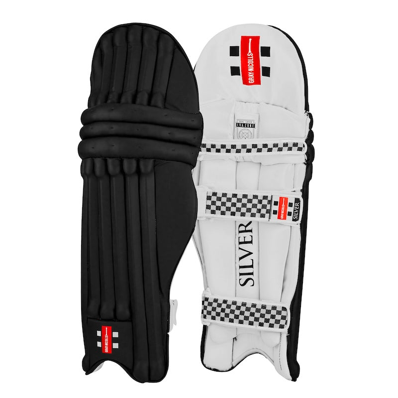 Gray Nicolls Silver Cricket Batting Pads Coloured
