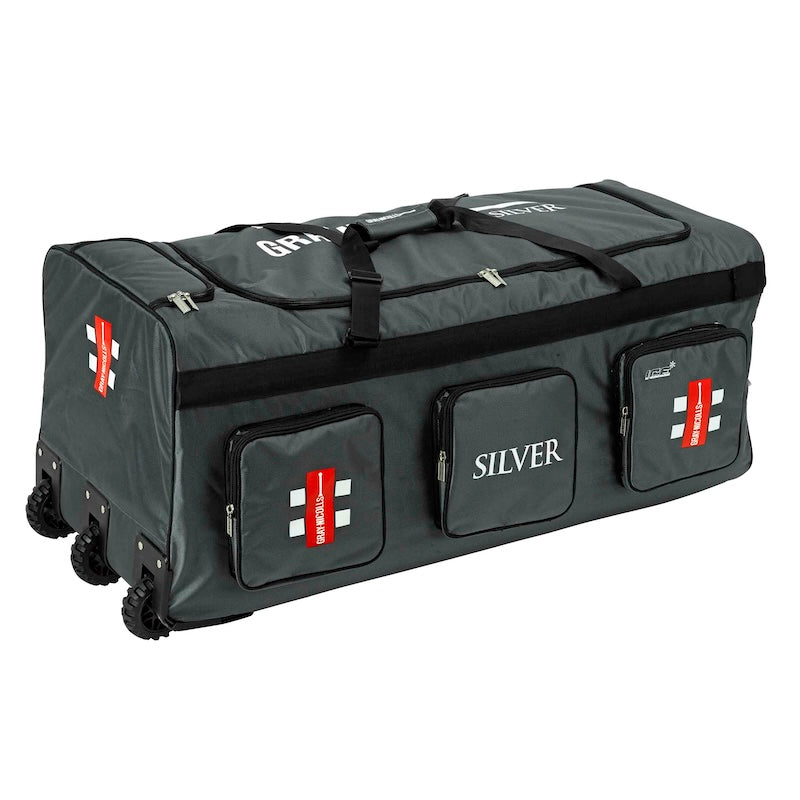 Gray Nicolls Silver Cricket Wheel Bag
