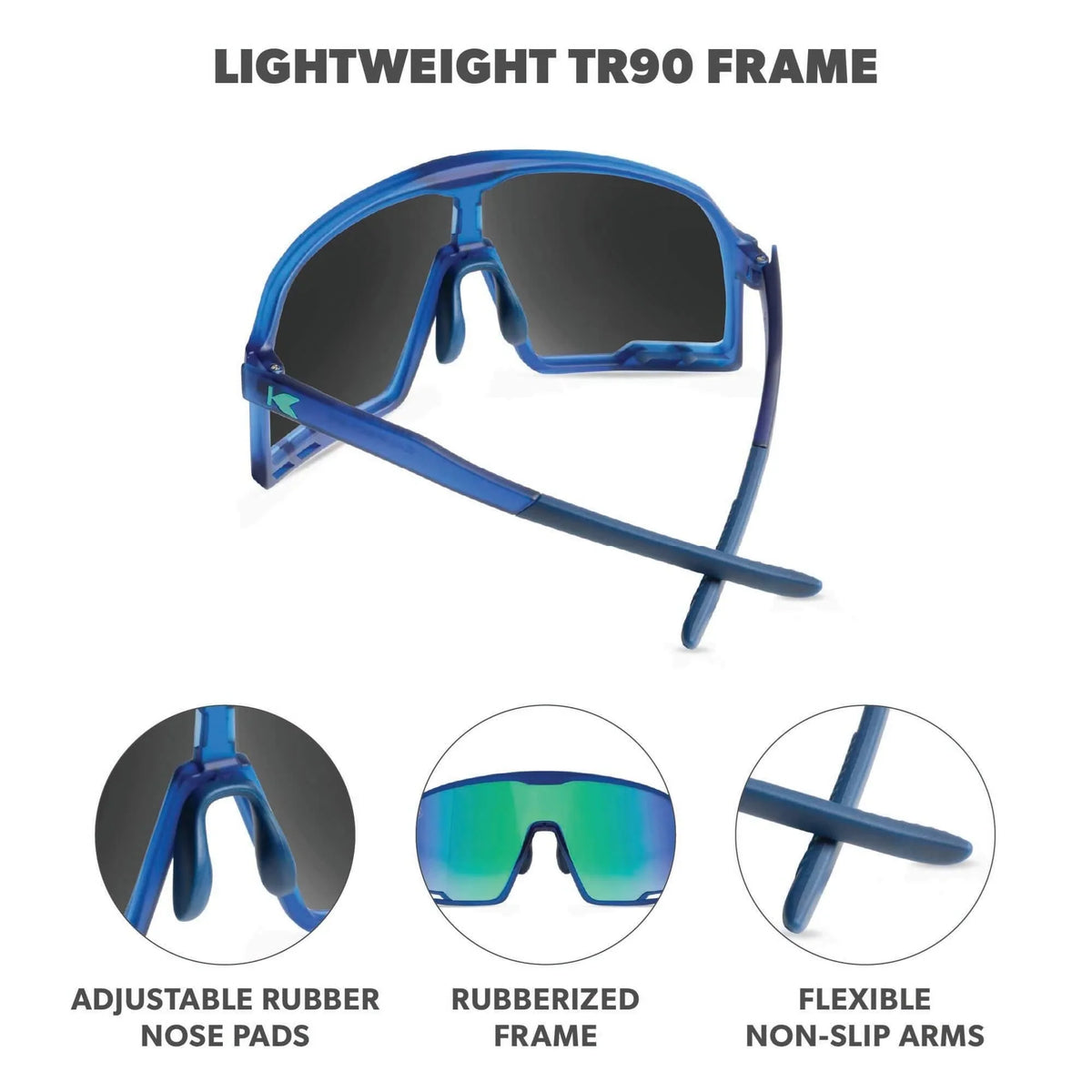 Knockaround Campeones Rubberized Navy/Mint