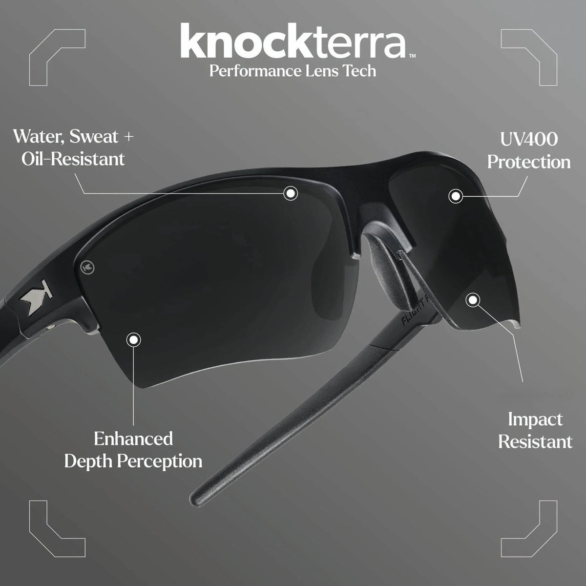 Knockaround Flight Paths Black on Black