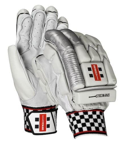 Silver Gray Nicolls Batting Gloves