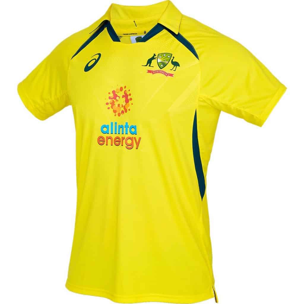 Cricket australia replica sales retro odi shirt